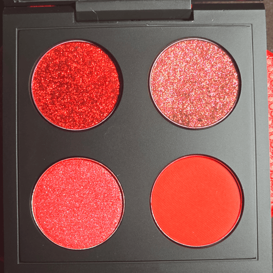 Red Queen's Christmas – Rule in Red | 4-Pan Luxury Red Eyeshadow Palette