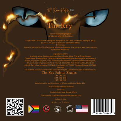The Key Palette | 9 Optical Illusion Highlighters | M. Roan. Hatter
