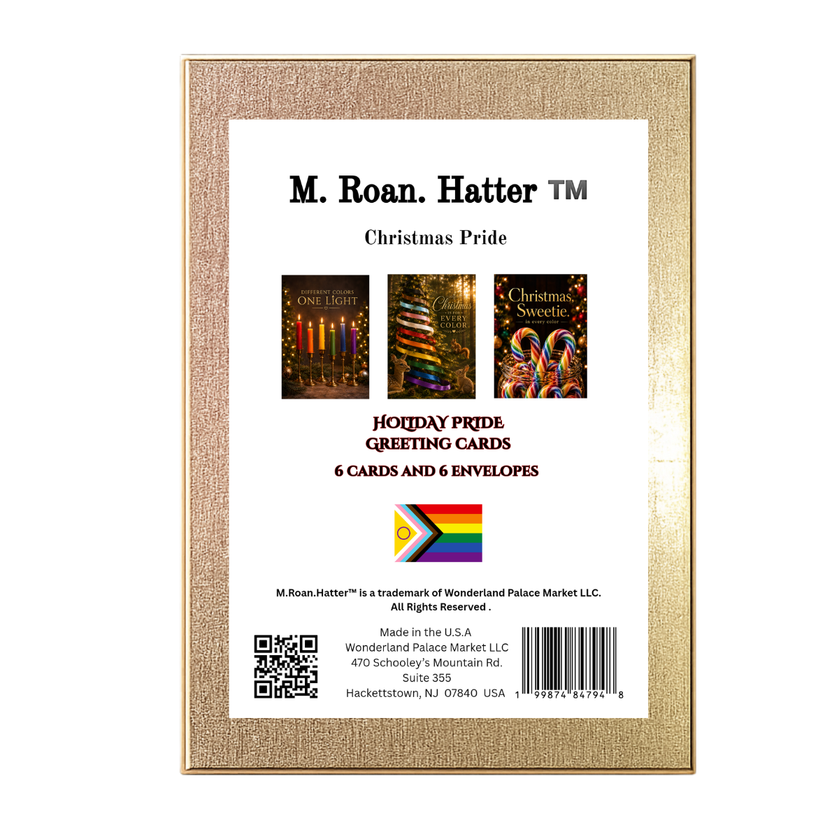 The Christmas Pride Holiday Cards – Festive Decor Collection (6 Cards, 3 Designs)