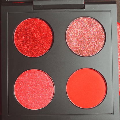 Red Queen's Christmas – Rule in Red | 4-Pan Luxury Red Eyeshadow Palette
